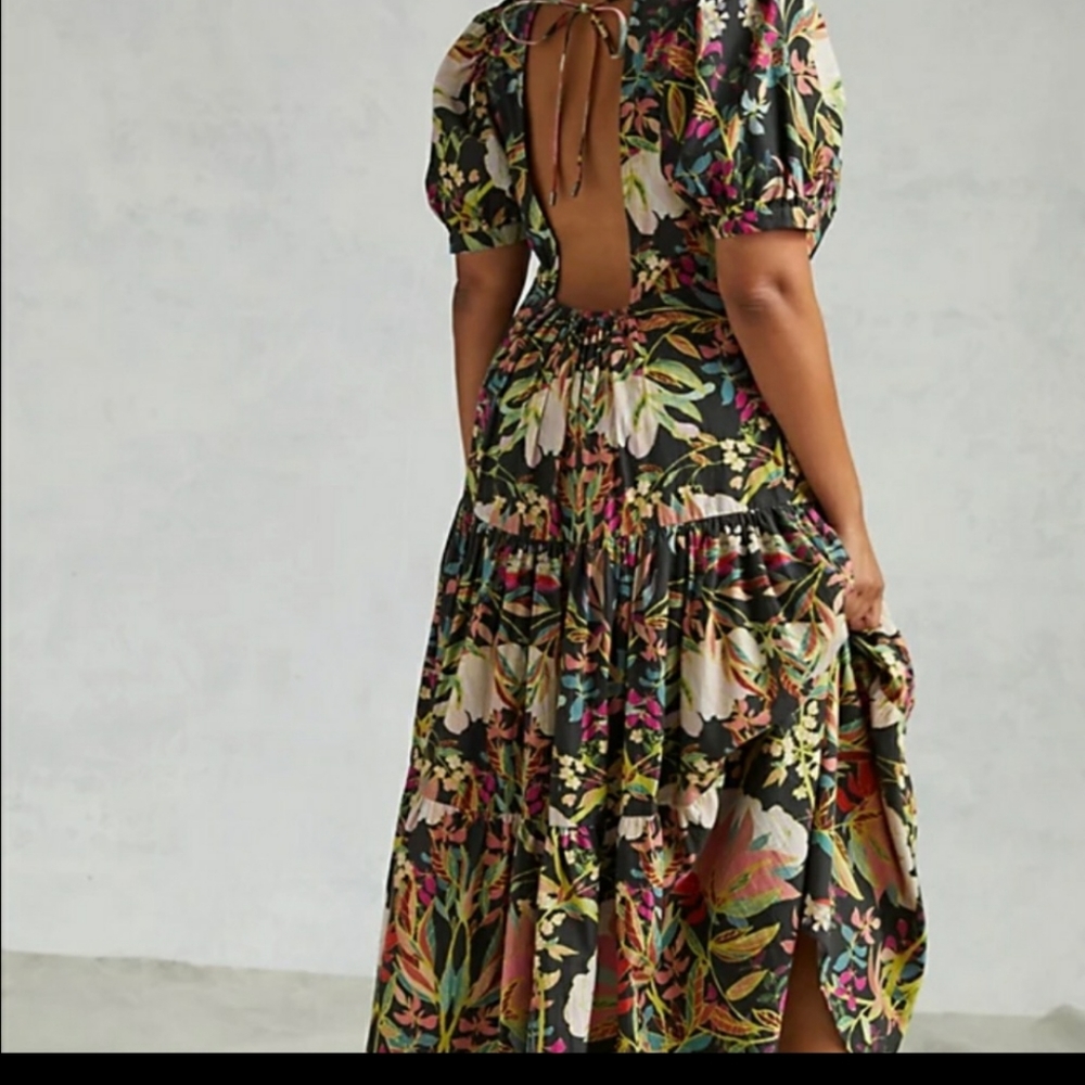 Anthropologie maxi dress